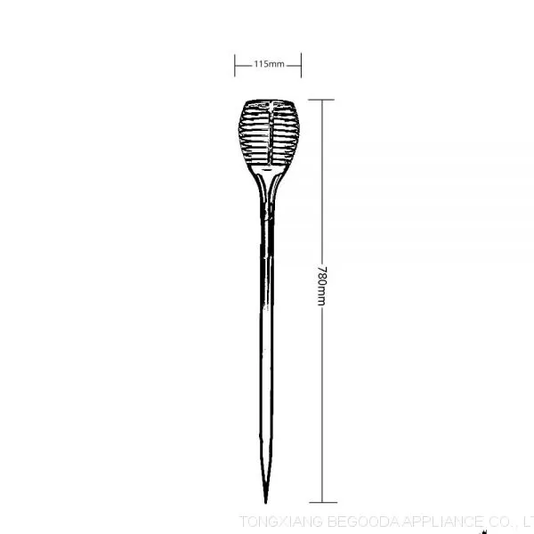 Solar Flame Flickering Lamp Torch With Colour Changing,Outdoor Waterproof Landscape Decoration Lighting photo-5