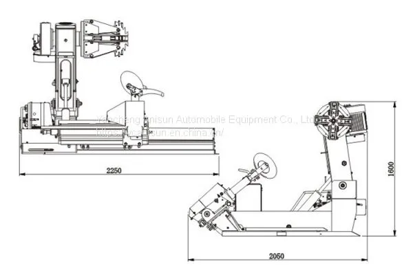 Anisun Truck Tyre Changer With CE for Tyre Repair Facility for Workshop photo-2