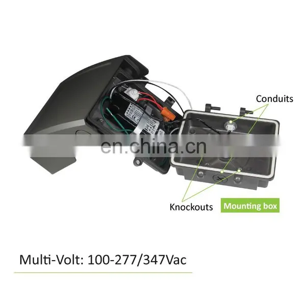 Complete or Semi Cut off Outdoor Wall Led Lighting 20W 35W 60W 80W Led Wall Pack Light photo-5