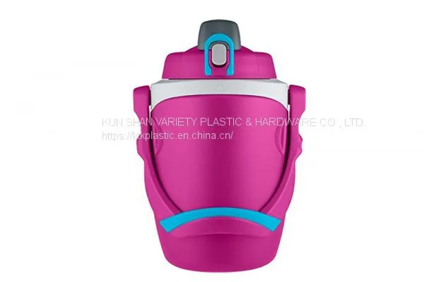 64 Ounce Foam Insulated Hydration Bottle, Pink Foam Insulated Hydration Bottle Price Rotomolded Cooler Manufacturers