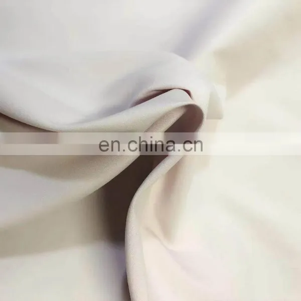 Manufacturer Wholesales Plain Polyester Peach Skin Microfiber Fabric for Dresses photo-2