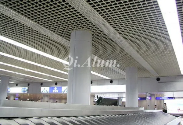 AA 6063 T5 Square Tube Rectangle Sizes for Hotel Ceiling Decoration photo-4