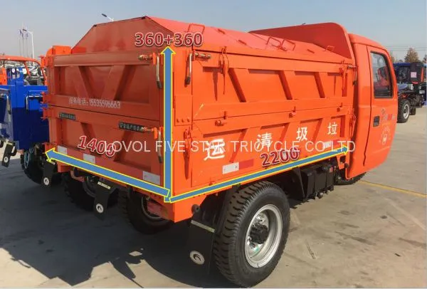 Diesel Tricycle; Waste Management LOVOL Brand for Rural Area photo-2