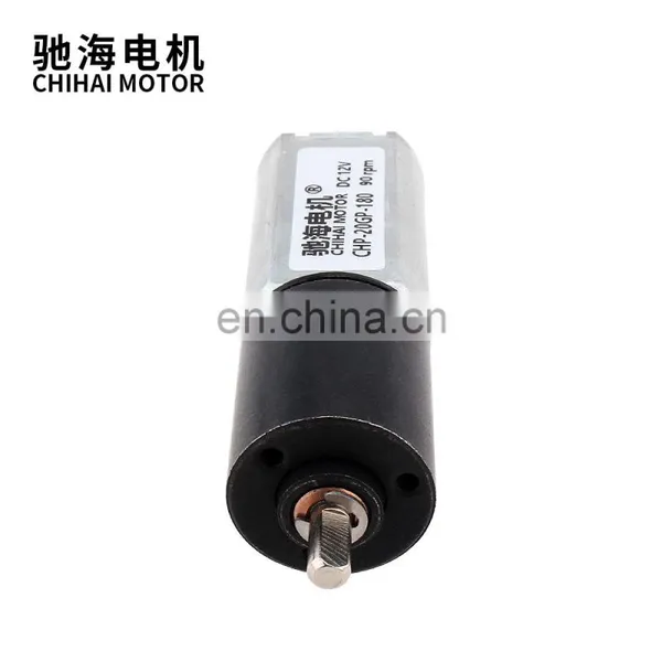 ChiHai Motor CHP-20GP-180 Mini dc Gear Carbon Brush 20mm Planetary Gearbox 12v Low Speed High Torque Gearbox Motor photo-4