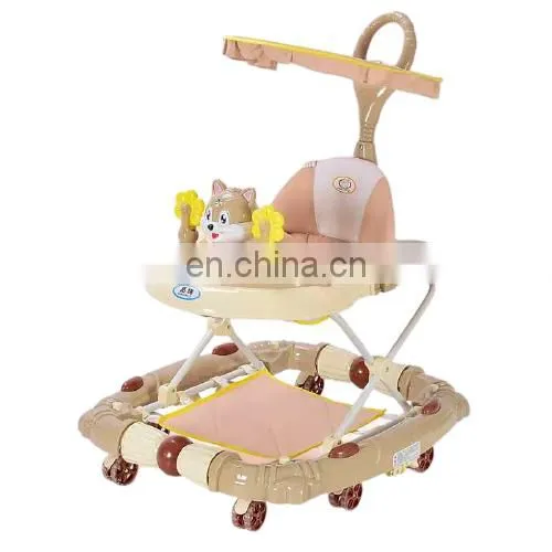 Factory Hot Sale Baby Walker Height Adjustable Infant Baby Walker photo-2