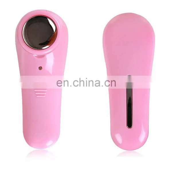 Mini Handheld Galvanic Vibration Facial Massager Electric Ionic Facial Beauty Massager photo-2