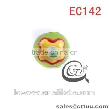 AAA 10mm Fashion Cylinder Red Acrylic Bead EC138(DIY) photo-5