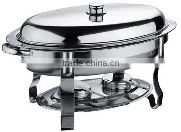Low Prize Stainless Steel Round Roll Top Buffet Chafing Dish for Hotel photo-2