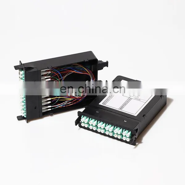 OM3 12 Fiber Optic MTP/MPO LC Cassette Module photo-3