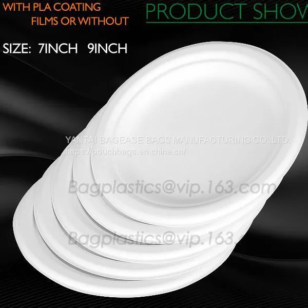 SUGARCANE,BAGASSE PLA DINNERWARE BIO ECO TABLEWARE CUP PLATE BOWL CONTAINER DISH TRAY CUTLERY PULP photo-4