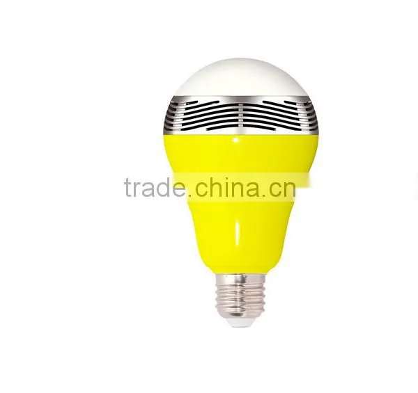8W Smart E27 Speaker Bluetooth Lamp WIFI Led Bulb Light Ihone/Andrid Remote photo-4