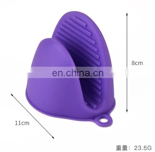 Cheap Household Kitchen Silicone Cooking Heat Resistant Mitts Microwave Oven Gloves photo-2