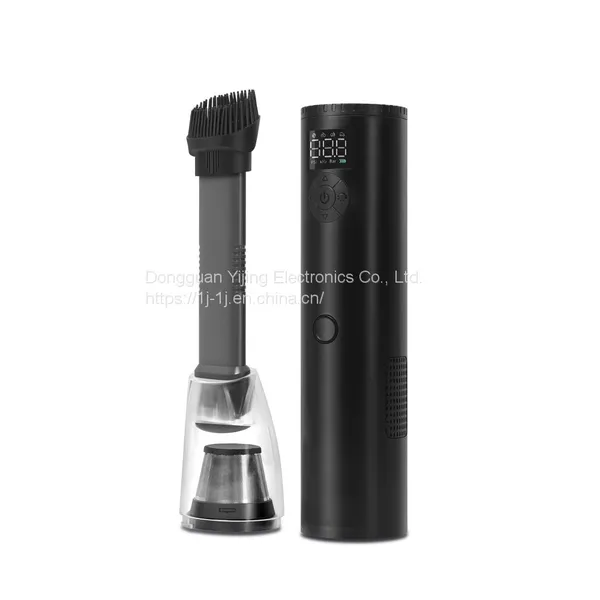 YI JING OEM Car Vacuum Cleaner Pump 120PSI Electric Tyre Inflator 16L/min Air Compressor photo-4