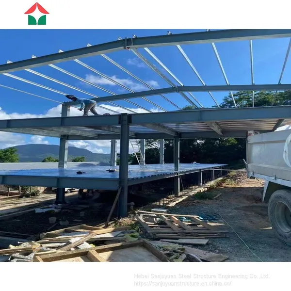 Custom Steel Structure Metal Building Pitched Roofsteel Structure Hotel Building photo-3