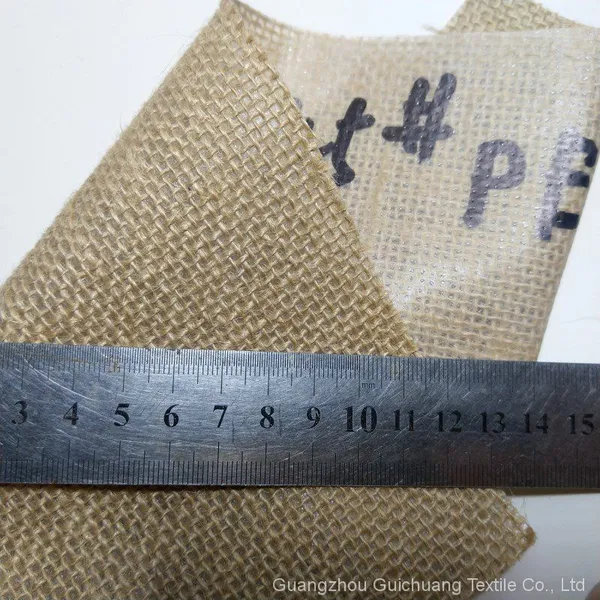 Large stock supply of various specifications of jute fabric fabrics
