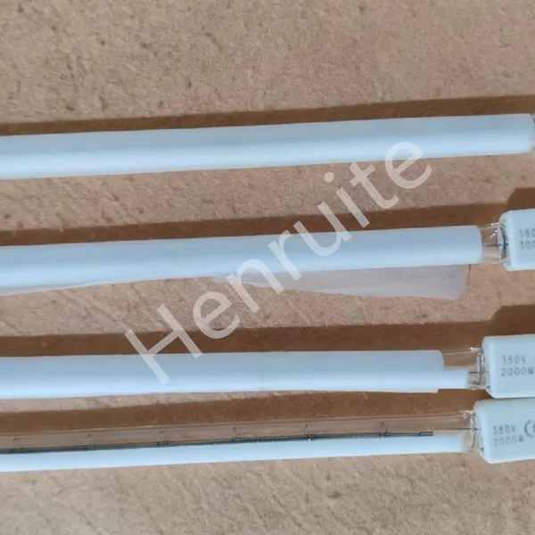 380mm 400v 3000w IR Lamp Infrared Quartz Heater Lamp Quartz Heater Lamp Short Wave Halogen IR Lamp photo-3