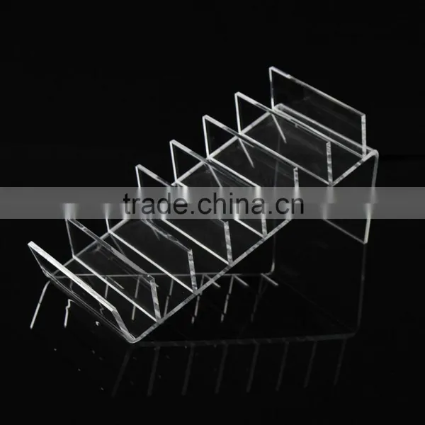 Acrylic Step Wallet Display Stand Purse Display Wallet Holder Purse Holder photo-5