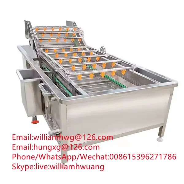 Vegetable Washing Processing Line Fruit And Vegetables Cleaning Line Vegetable Washer