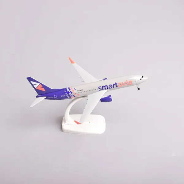 20 см 737-800 SMARTAVIA Модель металлического самолета в качестве подарка