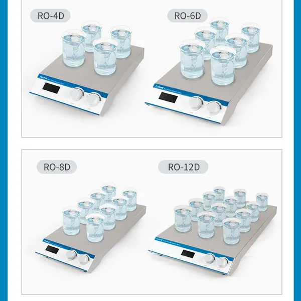 Tuohe Multi-point Magnetic Stirrer RO-8D Laboratory 8-channel Magnetic Stirrer photo-5