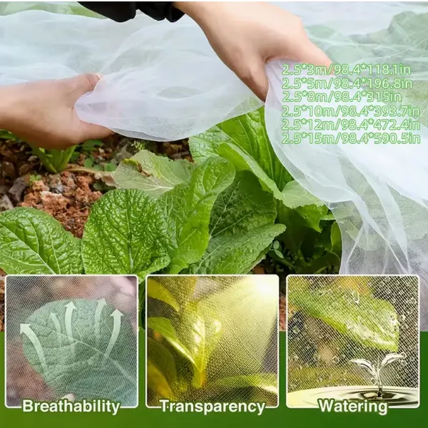 Fine Mesh Insect Netting for Greenhouse and Organic Farming Use photo-2