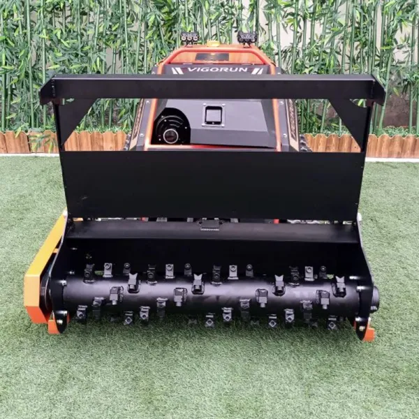 Vigorun Remote Controlled Crawler Mower One-Key Start Remote Control RC Lawn Mower for Agricultural Use