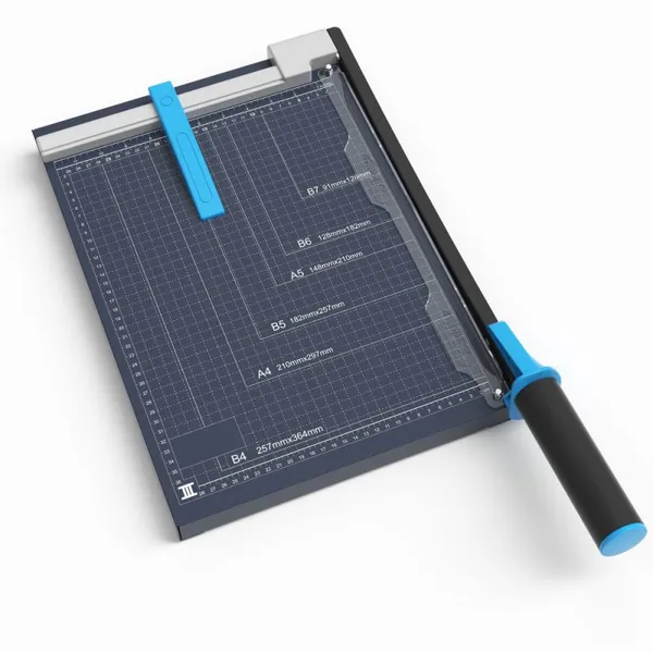 Premium Paper Cutter B4 15 Inch Paper Trimmer Machine Manual Paper Guillotine Machine Metal Baseplate (GL410B) photo-3
