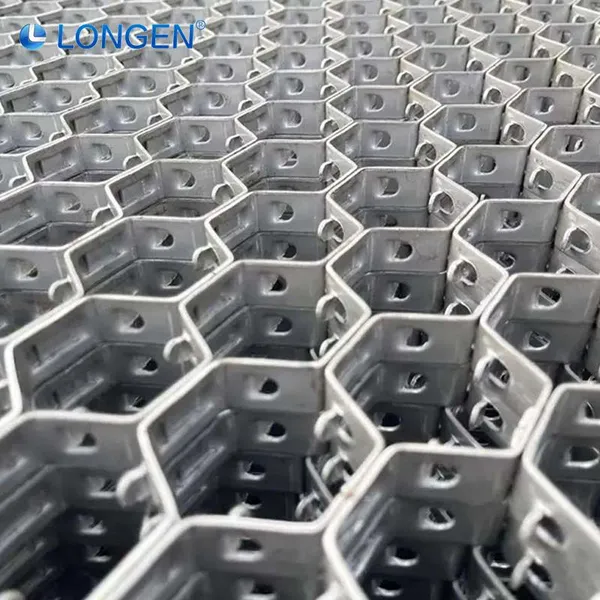 Cheap Price Anti Refractory Carbon Steel Hexagonal Factory Customization Thermostable Hexsteel Tortoise Shell Net photo-3