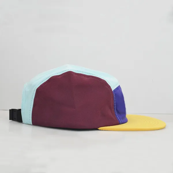 Wholesale Hiking Camping Hat 5 Panel Outdoor Functional Cap With Woven Label Waterproof Breathable Design Unisex Hat Custom photo-5