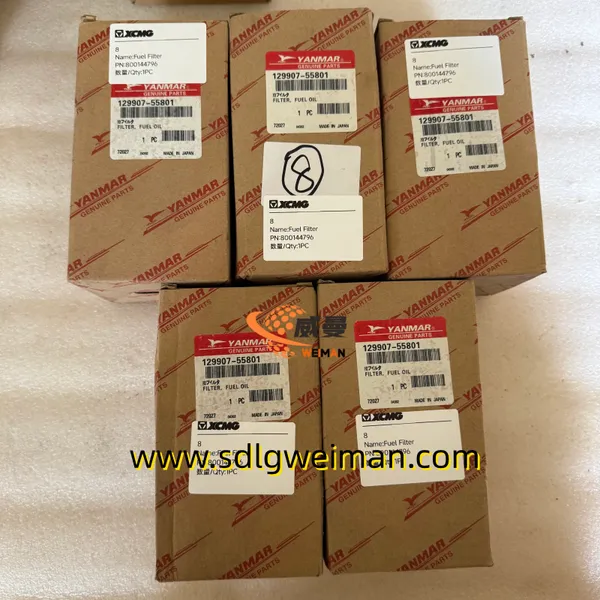 Original XCMG Fuel Filter 800144796 129907-55801 For LW300KN Wheel Loader Engine Parts photo-4