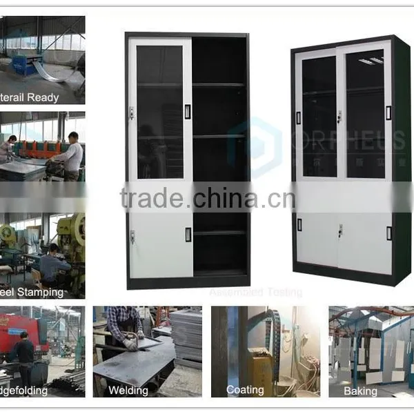 Multi-function Office Furniture Steel Folding Cupboard Wardrobe /File Cabinet Stainless Steel Cupboard for Clothes photo-4