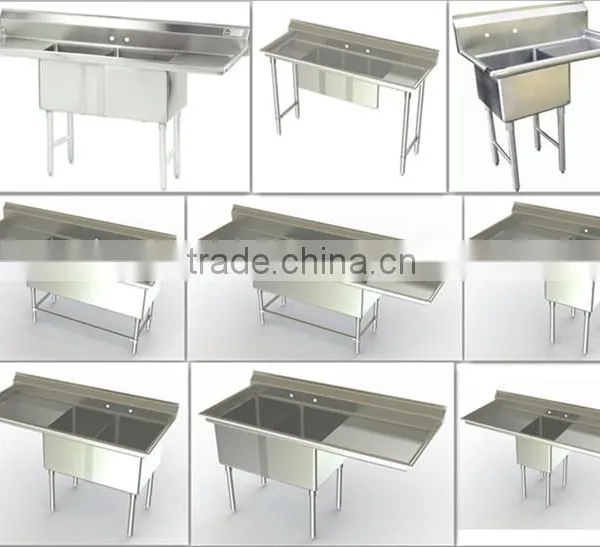 Customized Stainless Steel Kitchen Sinkwith Drain Board photo-2