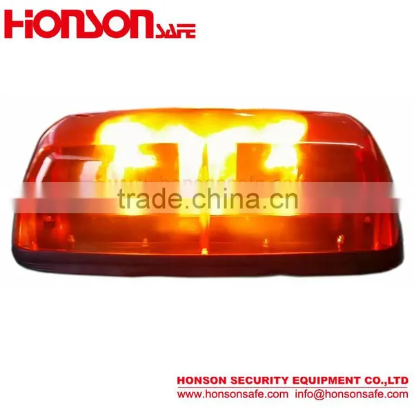 HSM202 Police Rotator Emergency Amber Warning Mini Lightbar