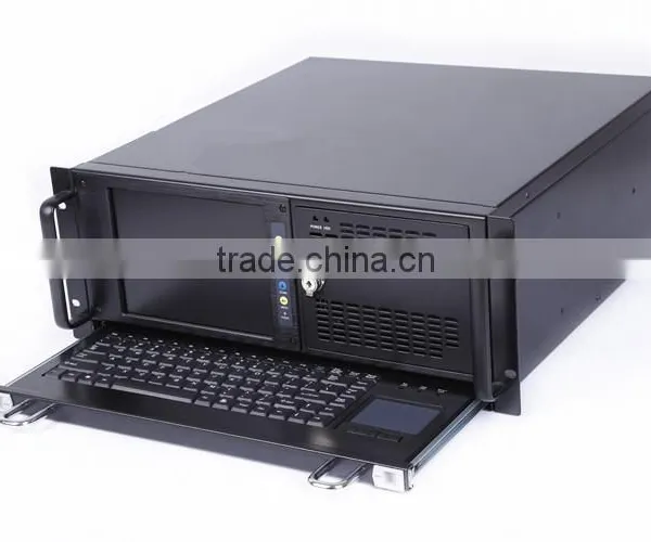Intel G41 full-sized mother board19'' rack mount 4U industrial Workstations computer