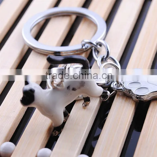 Wholesale Zinc Alloy Hand-drawn Gifts Patrol Cat Keychain photo-3