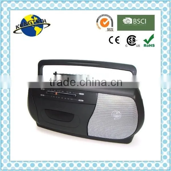 Silver Color AM FM Analogue Radio Cassette Recorder Portable Radio photo-2