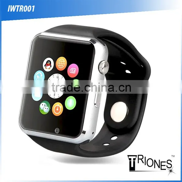 (130385) Hot Selling Smart Cell Phone Intelligent Watch for IOS and Android System