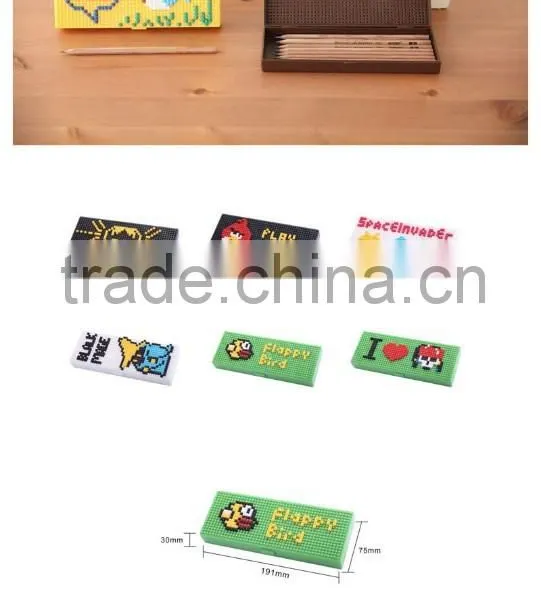 Blocks Pencil Box With Mini DIY Puzzle Good for Student, Plastic Pencil Box, Multi-function Pencil Box, Pencil Box for Office Quality Choice photo-2