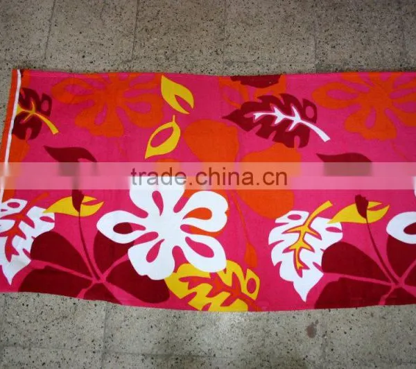 Turkish Cotton Printed Velour Beach Towels