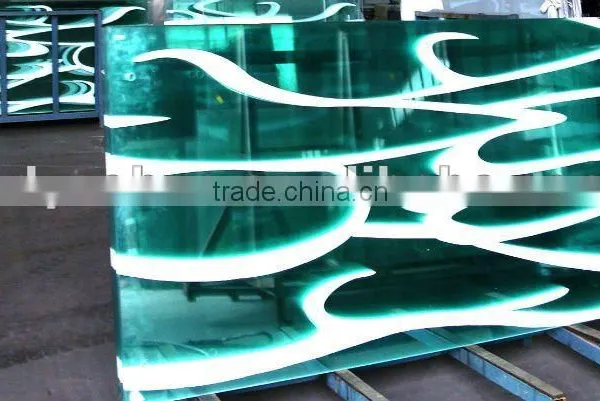Glass Decorative Items Silk Screen Glass Door With EN12150 Certificate photo-5