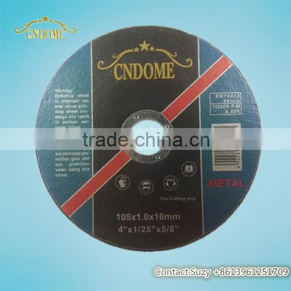 Resin Bonded 4'' 4.5'' 5'' 6'' 7'' 9'' INCH Cutting Wheel Grinding Wheel Specification for Metal With High Quality photo-4