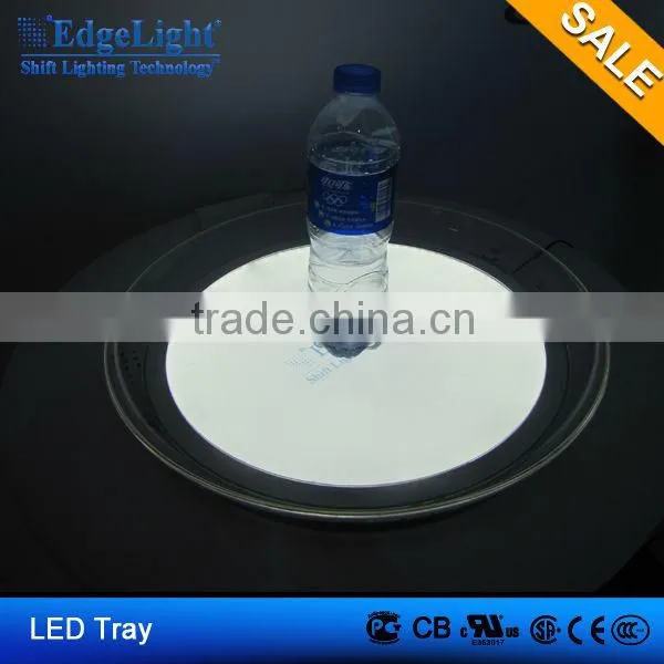 Edgelight Light Waterproof Led Serving Tray, Bar Led Tray