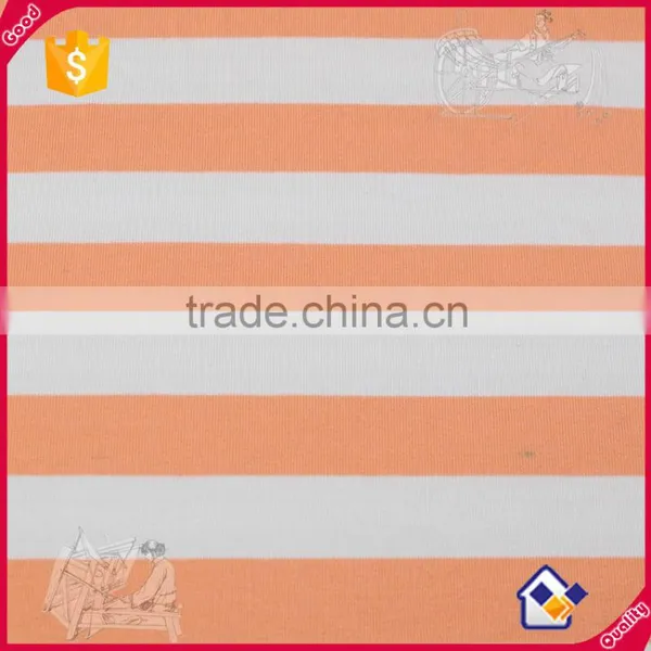 Free Hand Feel Sample 95% Cotton 5% Spandex Fabrics Whole Sale Stripe Farbic for Women Clothing photo-2