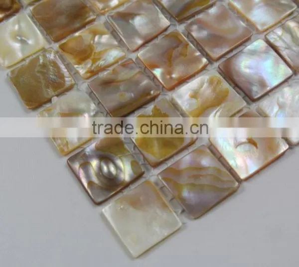 Square Pattern Chinese Freshwater Shell Mosaic Tile,bathroom Wall Tile photo-3