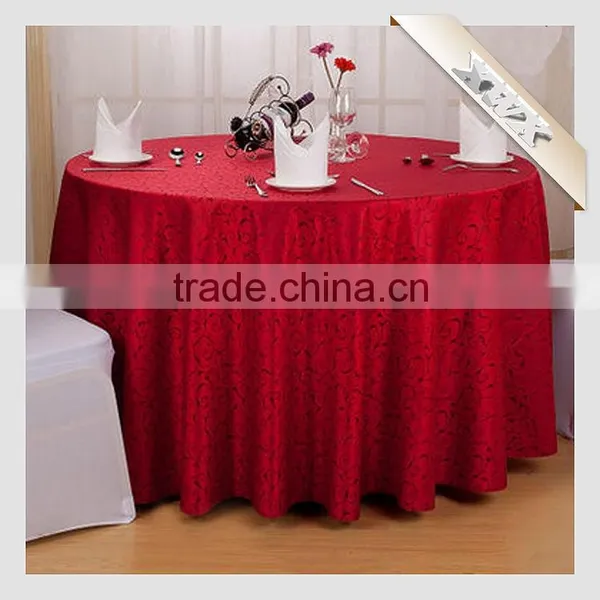 TC-147 New Polyester Jacquard Wedding/Restaurant Table Cloth for Sale photo-3