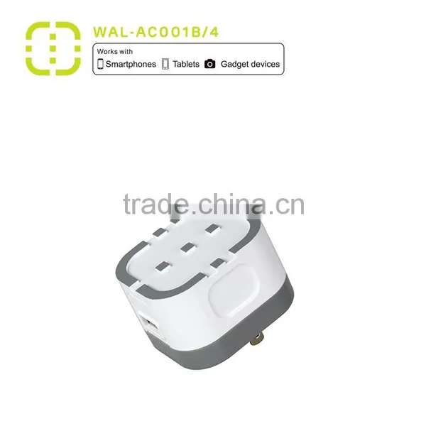 2016 Walnut MFI Certificed 2.1A USB Main Charger With Colorful Box photo-4