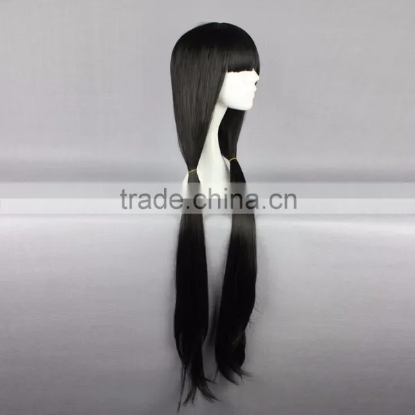 New Pop Anime Cartoon 100cm Long Black DATE A LIVE Tokisaki Kurumi Cosplay Wig photo-3