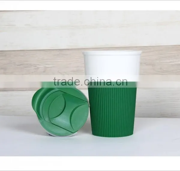 8 oz Ceramic Coffee Mug With Silicone Case photo-4