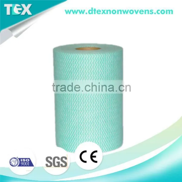 Spunlace Nonwoven 10% Viscose 90% Polyester Cleanroom Wipes photo-2