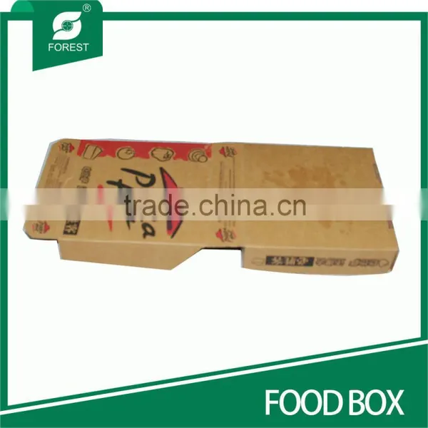 MEDIUM BROWN PIZZA BOX CORRUGATED TAKE AWAY FOOD PACKAGING BOXES photo-6